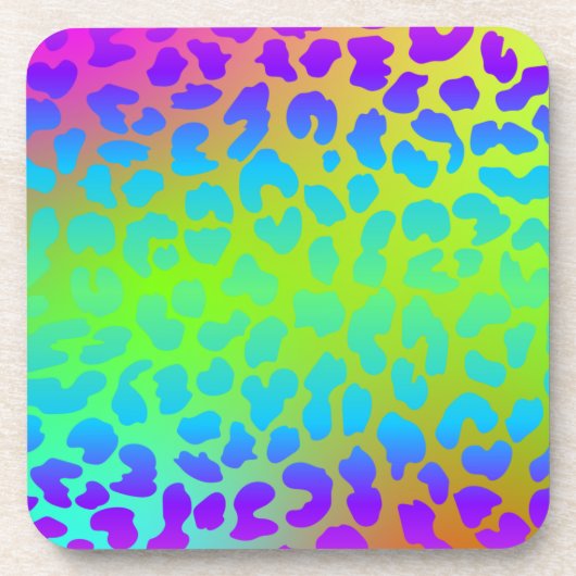 パターカラフルンレトロかわいい コースター (正面)