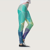 パターカラフルンレトロかわいい レギンス (右)