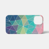 パターカラフルンレトロかわいい iPhoneケース (裏面横)