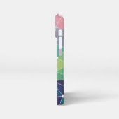 パターカラフルンレトロかわいい iPhoneケース (左側面)