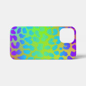 パターカラフルンレトロかわいい iPhoneケース (裏面横)