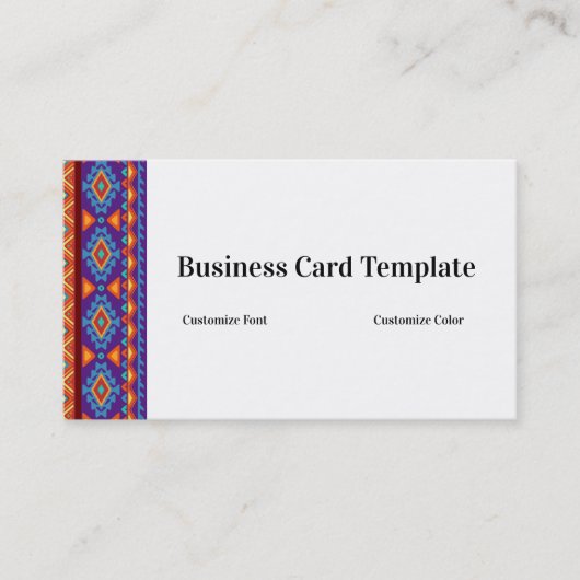 パターカラフルン南西部名刺 名刺 (正面)