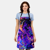 パターカラフルン エプロン (着用した状態)