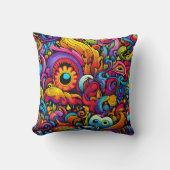 パターカラフルン クッション (正面)