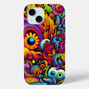パターカラフルン iPhone 15ケース