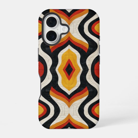 パターカラフルン iPhone 16ケース (裏面)