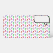 パターカラフルンCookieマカロンデザート Samsung Galaxyケース (裏面横)