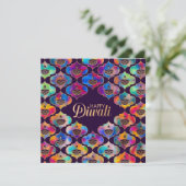 パターカラフルンHappy Diwaliカード カード (スタンド正面)