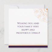 パターカラフルンHappy Diwaliカード カード (裏面)