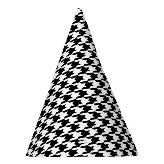 パタークラシックン千鳥格子のドグストウトチェックデザイン パーティーハット (右)