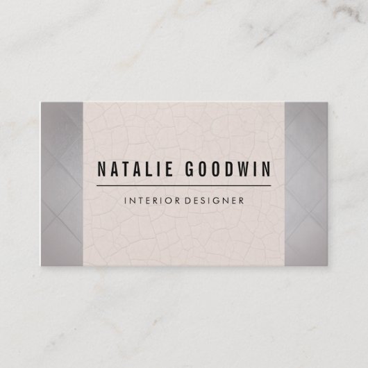 パターコンテンポラリーンインテリア 名刺 (正面)