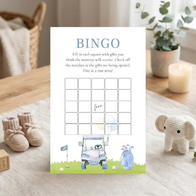 パターゴルフ シャワービンゴゲーム (Golf Baby Shower Bingo Game)