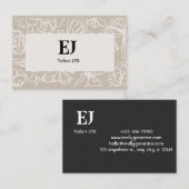 パターシンプルン名刺 名刺 (正面/裏面)