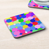 パタースタイリッシュンカラフルアート コースター (左側)