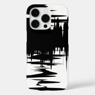 パタースタイリッシュンデザイン(白黒) iPhone 16 PROケース