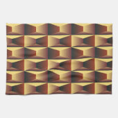 パタースタイリッシュンファッション – ジオメトモダンリ キッチンタオル (横)