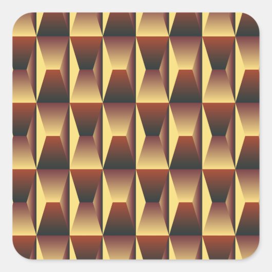 パタースタイリッシュンファッション – ジオメトモダンリ スクエアシール (正面)