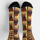 パタースタイリッシュンファッション – ジオメトモダンリ ソックス (上部)
