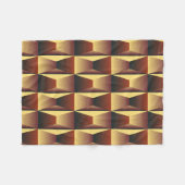 パタースタイリッシュンファッション – ジオメトモダンリ フリースブランケット (正面(横))