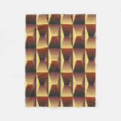 パタースタイリッシュンファッション – ジオメトモダンリ フリースブランケット (正面)