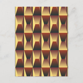 パタースタイリッシュンファッション – ジオメトモダンリ ポストカード