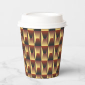 パタースタイリッシュンファッション – ジオメトモダンリ 紙コップ (正面)