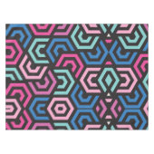 パタースタイリッシュンモダン-ファッション幾何学的カラフル テーブルクロス (正面(横))