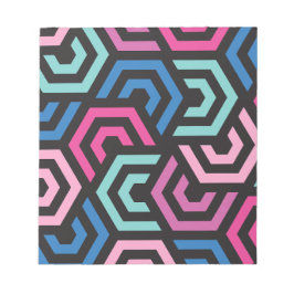 パタースタイリッシュンモダン-ファッション幾何学的カラフル ノートパッド