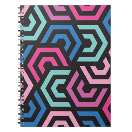 パタースタイリッシュンモダン-ファッション幾何学的カラフル ノートブック