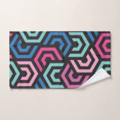 パタースタイリッシュンモダン-ファッション幾何学的カラフル ハンドタオル (ハンドタオル)