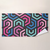 パタースタイリッシュンモダン-ファッション幾何学的カラフル バスタオル (バスタオル)