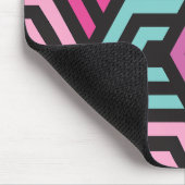 パタースタイリッシュンモダン-ファッション幾何学的カラフル マウスパッド (コーナー)