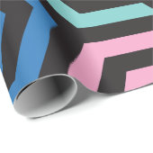 パタースタイリッシュンモダン-ファッション幾何学的カラフル ラッピングペーパー (ロールコーナー)