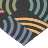 パタースタイリッシュンモダン-ファッション幾何学的ヴィンテージ テーブルクロス (アングル)