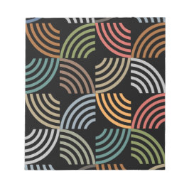 パタースタイリッシュンモダン-ファッション幾何学的ヴィンテージ ノートパッド