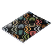 パタースタイリッシュンモダン-ファッション幾何学的ヴィンテージ ノートブック (左側)