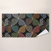 パタースタイリッシュンモダン-ファッション幾何学的ヴィンテージ バスタオル (バスタオル)