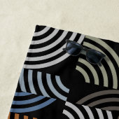 パタースタイリッシュンモダン-ファッション幾何学的ヴィンテージ ビーチタオル (インサイチュ)