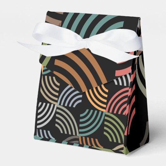 パタースタイリッシュンモダン-ファッション幾何学的ヴィンテージ フェイバーボックス (正面サイド)