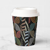パタースタイリッシュンモダン-ファッション幾何学的ヴィンテージ 紙コップ (右)