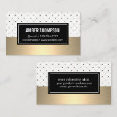 パタースタイリッシュン(金ゴールドルクス) 名刺 (正面/裏面)