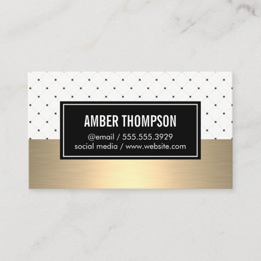 パタースタイリッシュン(金ゴールドルクス) 名刺 (正面)