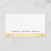 パタースタイリッシュン(金ゴールド) 名刺 (裏面)