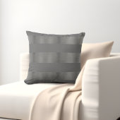 パターストライプのン枕 – メタリック銀ストライプ製 クッション