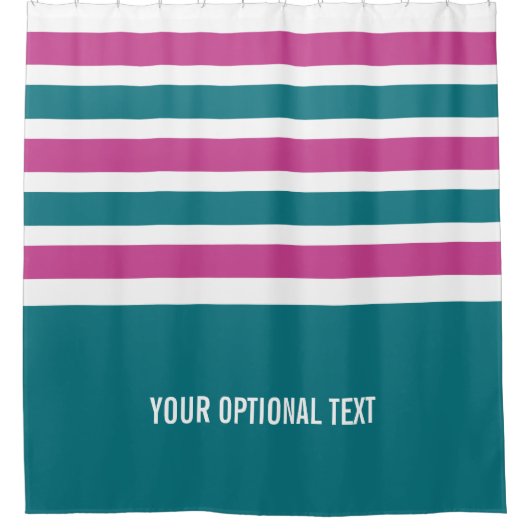 パターストライプンカスタムシャワーカーテン シャワーカーテン (正面)