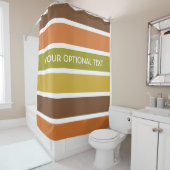 パターストライプンカスタムシャワーカーテン シャワーカーテン (インサイチュ)