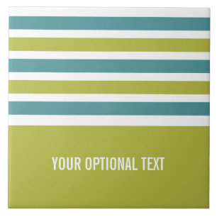 パターストライプンカスタムモノグラムタイル タイル