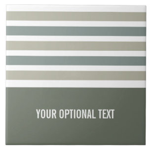 パターストライプンカスタムモノグラムタイル タイル