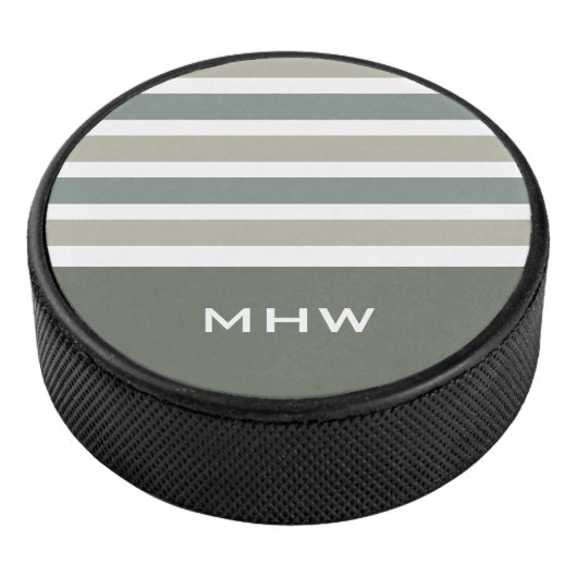 パターストライプンカスタムモノグラムホッケーパック アイスホッケーパック (3/4)