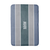 パターストライプンカスタムモノグラム風呂マット バスマット (正面縦)